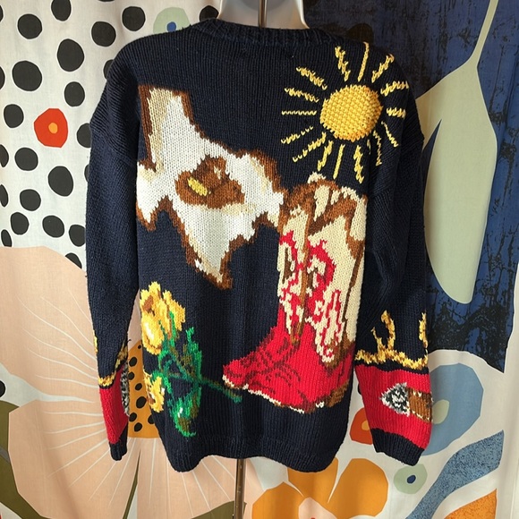 Vintage Texas Knit Sweater - Picture 4 of 7